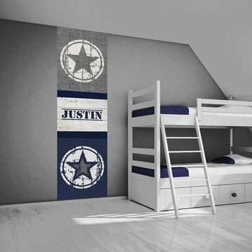 Posterpaneel: Stoere ster blauw