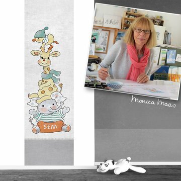 Posterpaneel: babykamer dieren