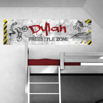 Muursticker stoer Freestyle