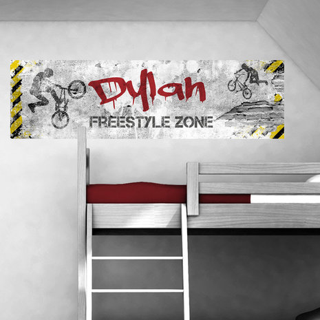 Muursticker stoer Freestyle