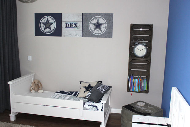 muursticker kinderkamer ster met naam
