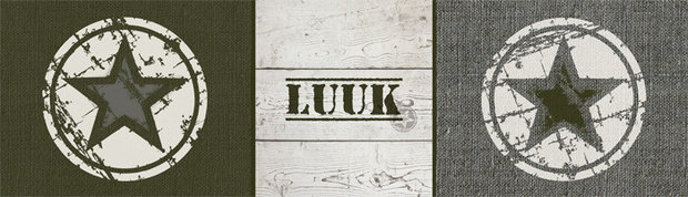 Muursticker jongenskamer leger groen