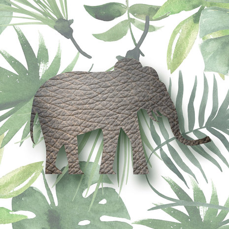 muursticker olifant